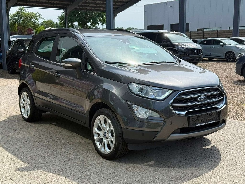 Ford EcoSport EcoBoost Titanium (bj 2022), Auto's, Gebruikt, Ecosport, SUV of Terreinwagen, Zilver of Grijs