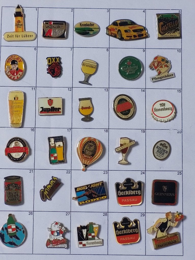 Lot pins BIER 3, Enlèvement, Utilisé