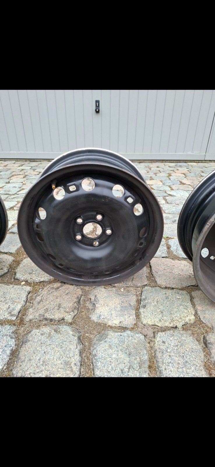4 x stalen velgen, Ophalen