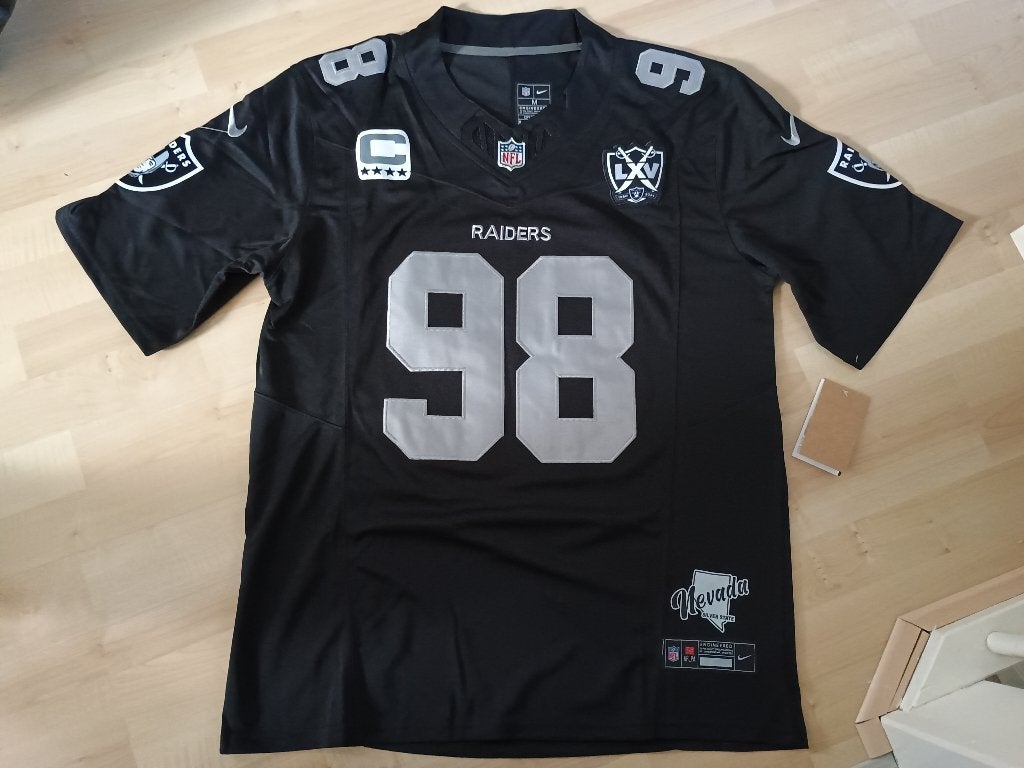 Las Vegas Raiders Jersey Crosby maat: XL, Vêtements | Hommes, Vêtements de sport, Neuf, Enlèvement ou Envoi, Taille 56/58 (XL)