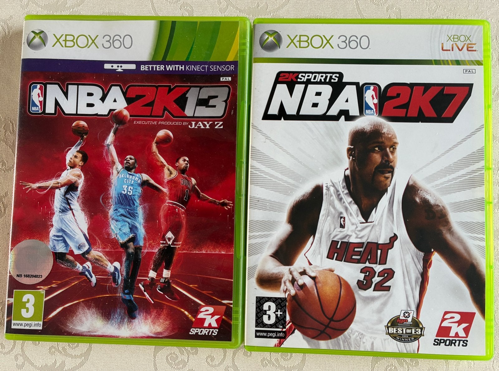 2 Xbox 360 basketgames, Ophalen of Verzenden, Gebruikt, Sport, Vanaf 3 jaar
