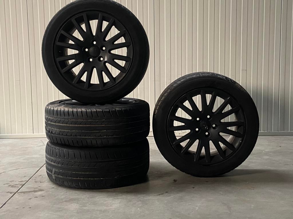 Audi velgen zwart 17 inch, Ophalen, Gebruikt, Velg(en), 17 inch