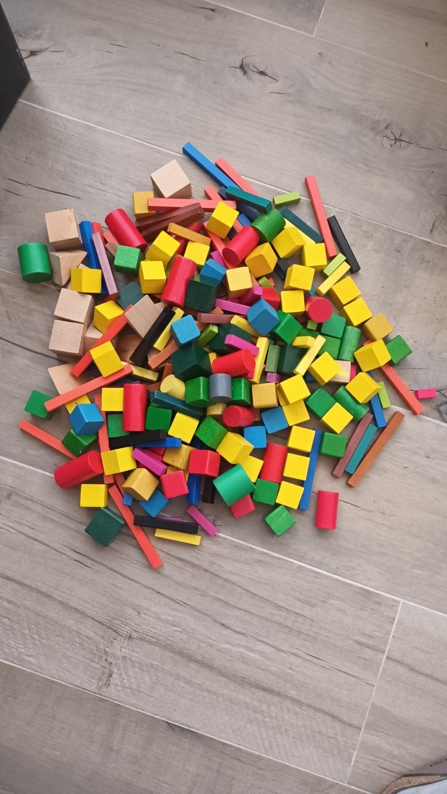 houten blokken, Ophalen