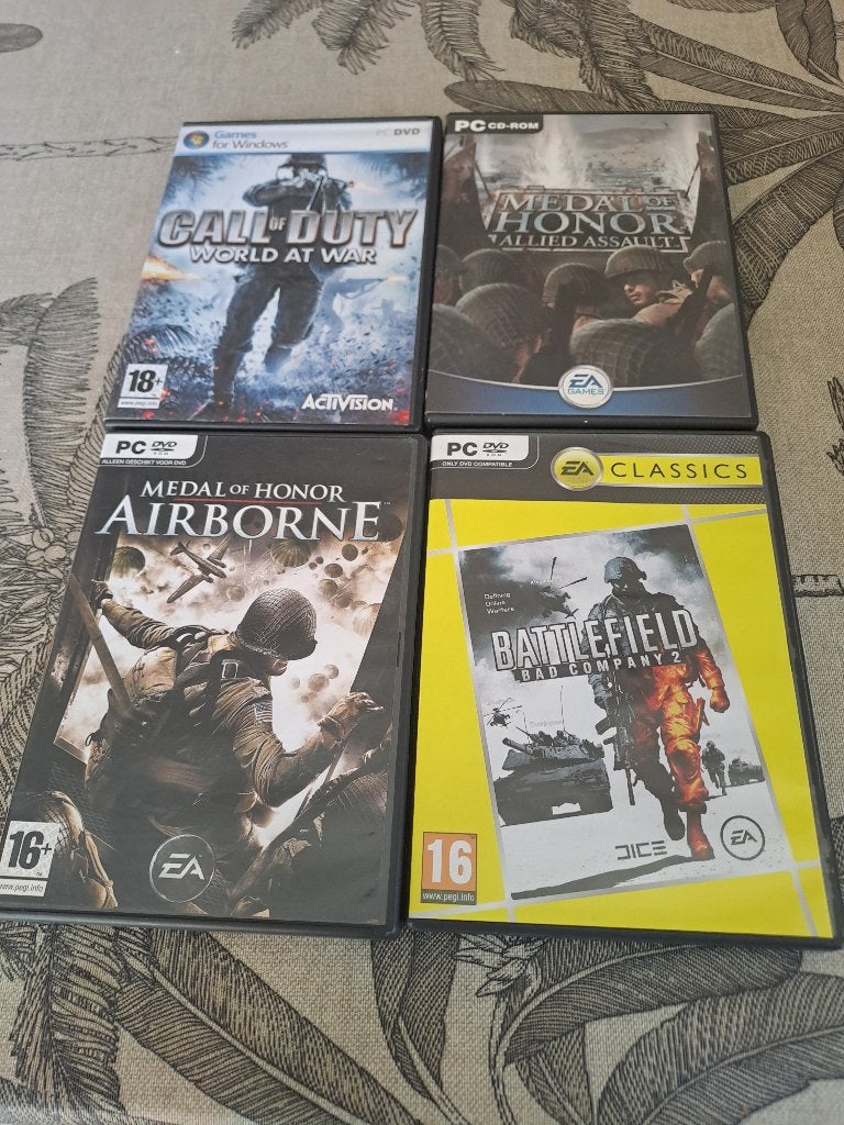 4 pc dvd games, Games en Spelcomputers, Avontuur en Actie, 1 speler, Ophalen of Verzenden, Zo goed als nieuw