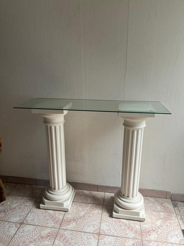 Sidetable/klassieke zuilentafel, Huis en Inrichting, Tafels | Sidetables, Ophalen, Zo goed als nieuw