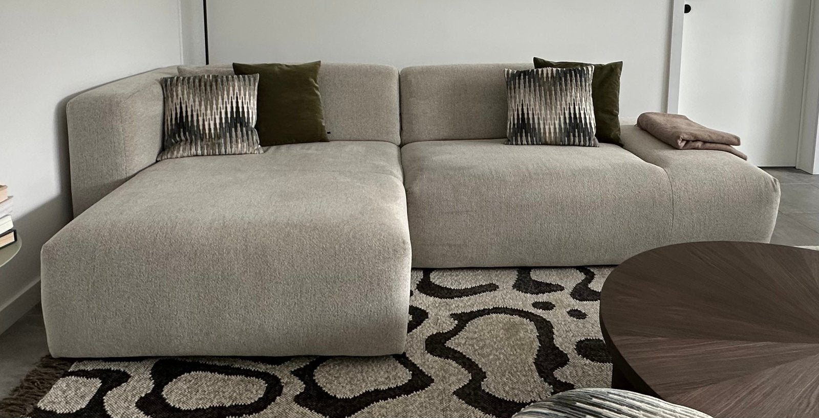 Hoeksofa 270x100/150, Ophalen, Zo goed als nieuw