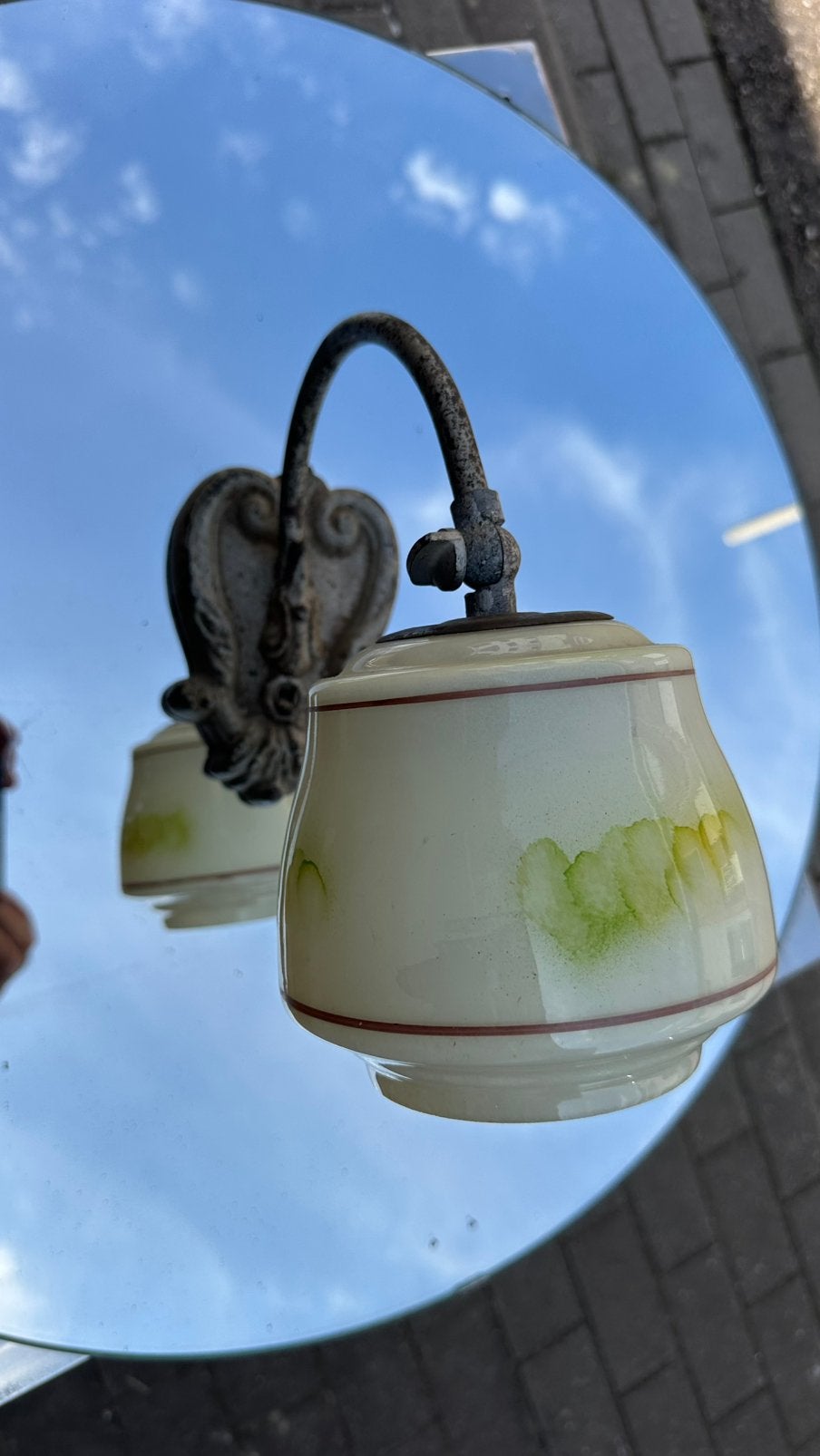 Art Deco l, Maison & Meubles, Lampes | Appliques, Comme neuf, Métal, Enlèvement ou Envoi