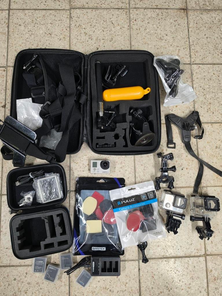 GoPro Hero 3 met vele extra accessoires, Enlèvement