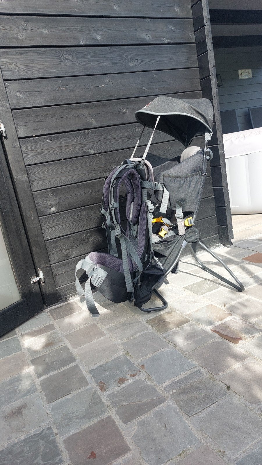 draagrugzak Deuter kids comfort, Kinderen en Baby's, Ophalen, Zo goed als nieuw, Overige merken, Zonnekap