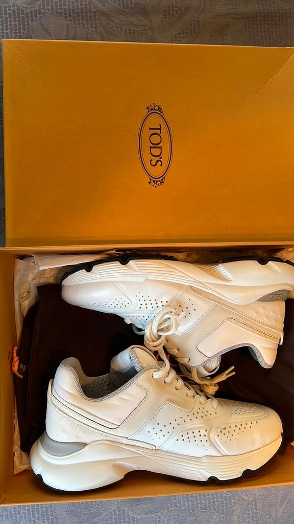 Baskets femme Tod’s, Wit, Nieuw, Ophalen of Verzenden, Sneakers