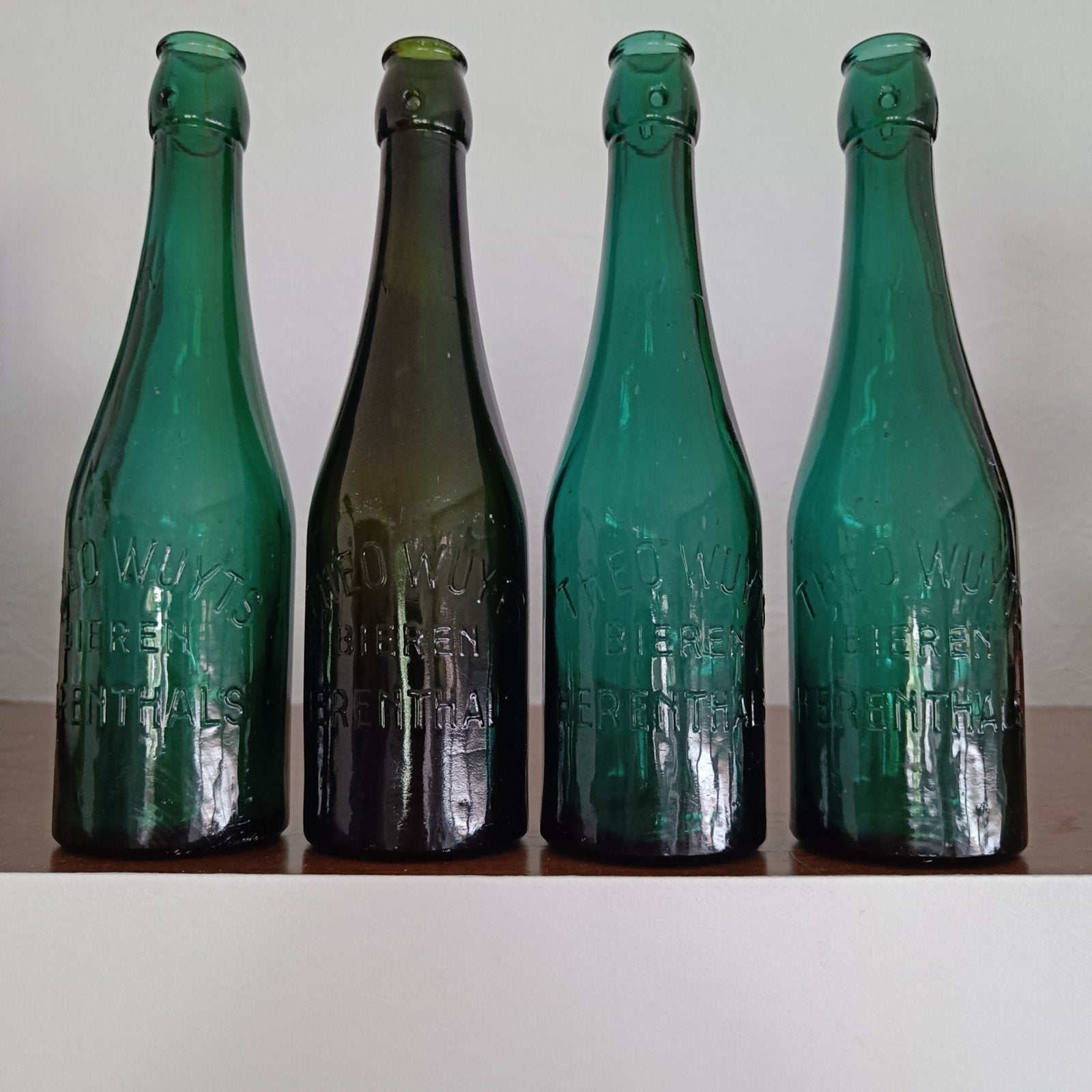 Vintage bierflesjes Theo Wuyts Herentals., Ophalen of Verzenden, Gebruikt, Flesje(s), Overige merken