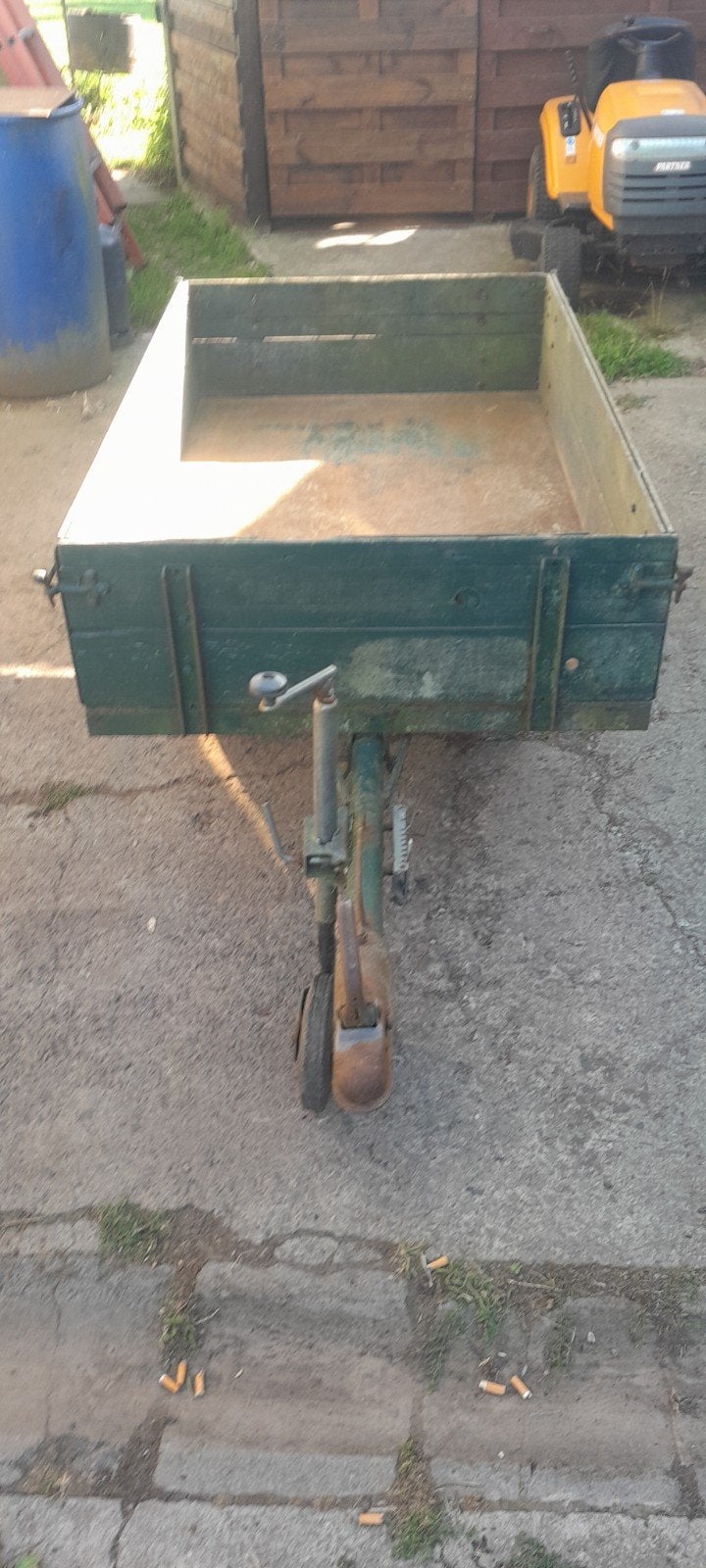 Remorque pour tracteur tondeuse ou quad, Jardin & Terrasse, Enlèvement