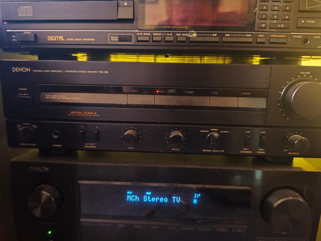 Denon pma 520 stereo versterker 1991, Ophalen, Stereo, Denon