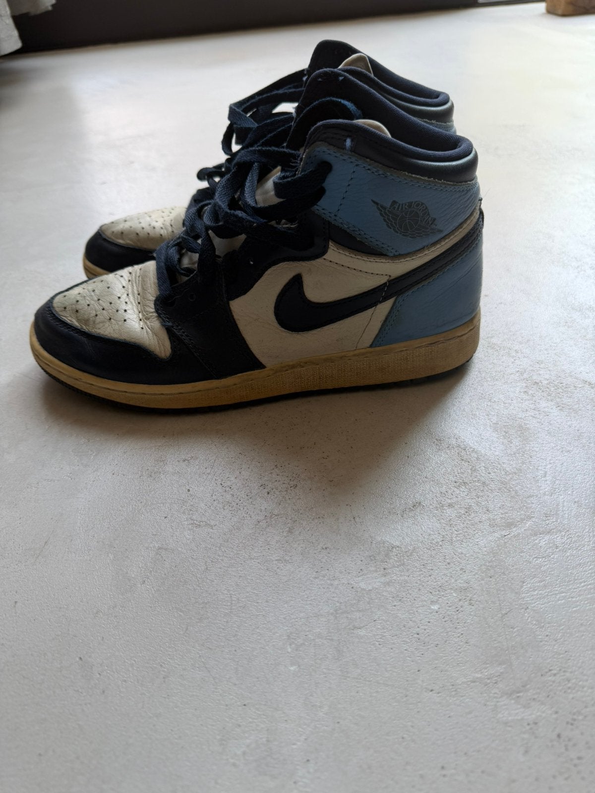 Jordans, Ophalen of Verzenden, Zo goed als nieuw, Blauw