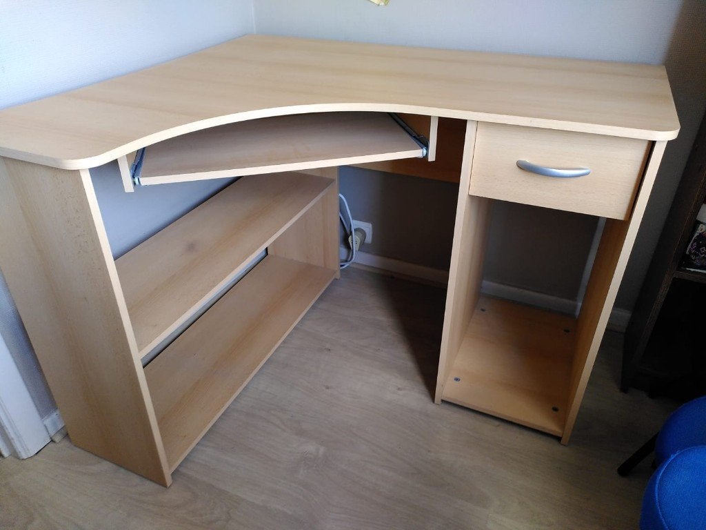 Table ordinateur, Bureau d'ordinateur, Classique, Avec tiroirs, Enlèvement