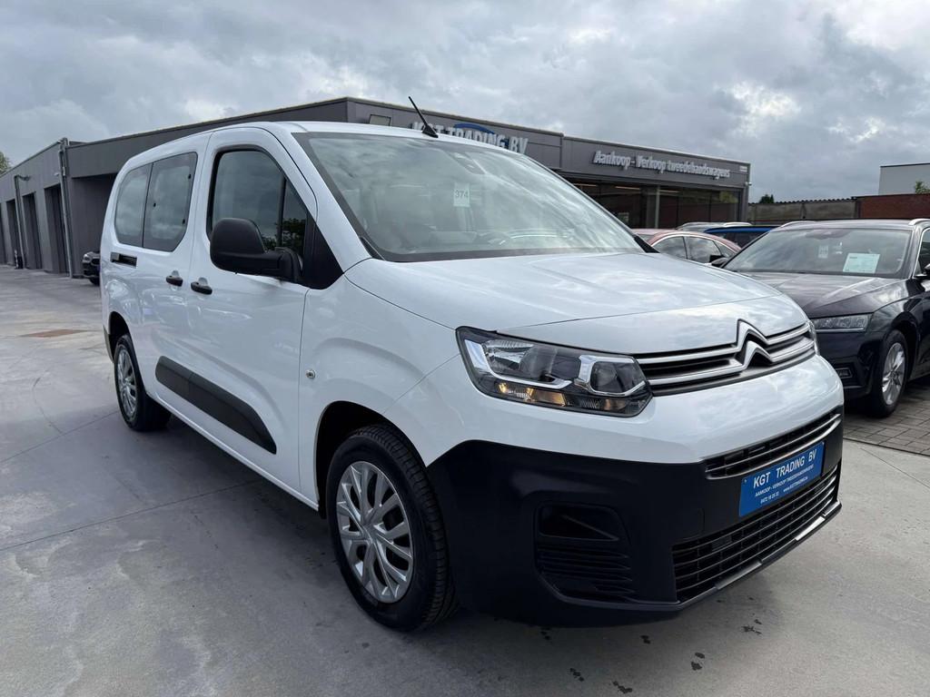 Citroën Berlingo 1.2i 110PK 7 ZETELS NAVIGATIE CARPLAY BLUE, Stof, Gebruikt, 1199 cc, Handgeschakeld