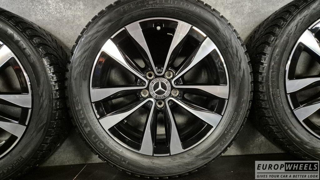 17 inch Mercedes C klasse W206 S206 Bicolor Zwart Winter, Pneus et Jantes, Pneus hiver, Véhicule de tourisme, -