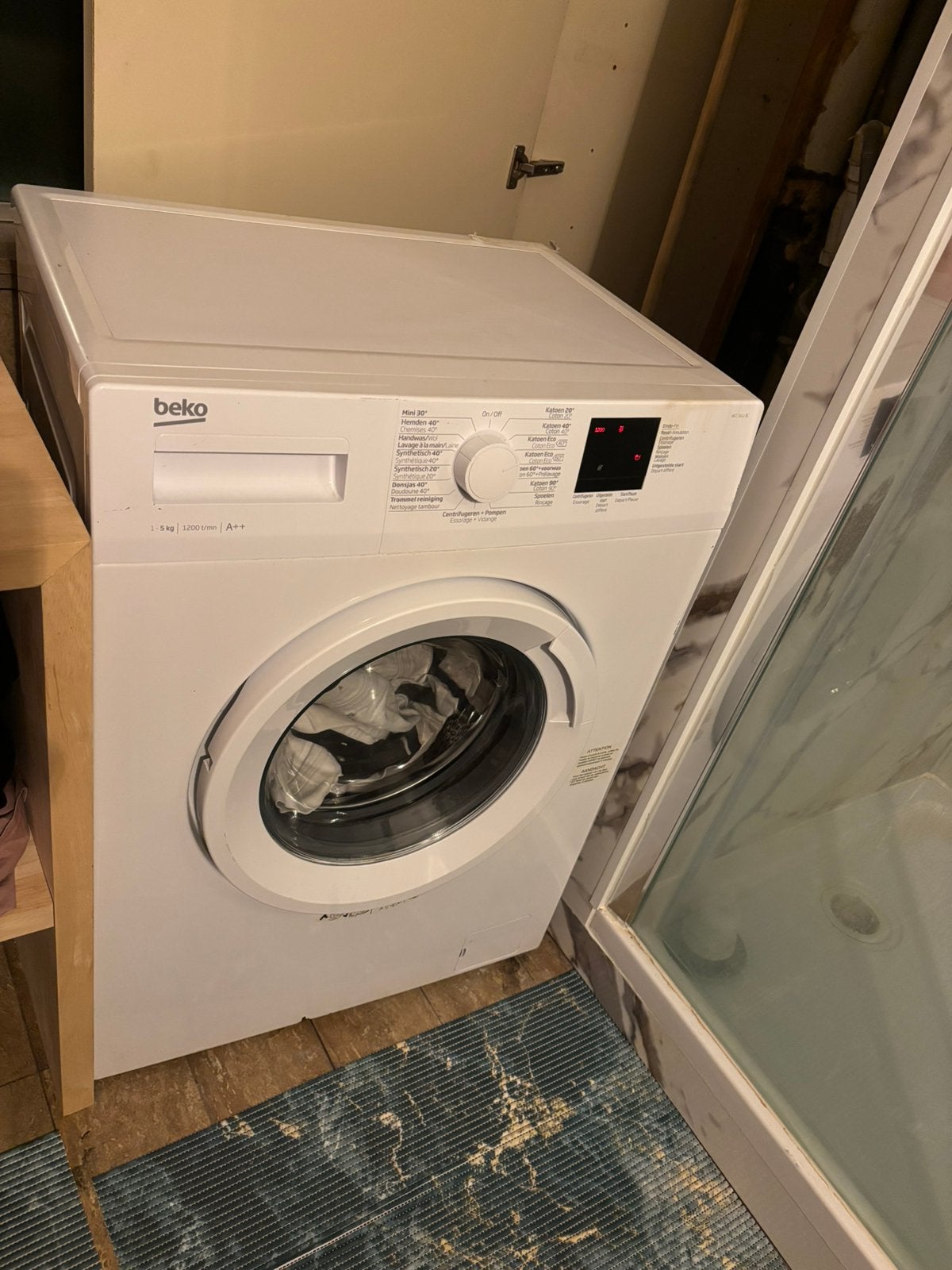 Machine à laver Beko 8 kg, Electroménager, Enlèvement, Comme neuf