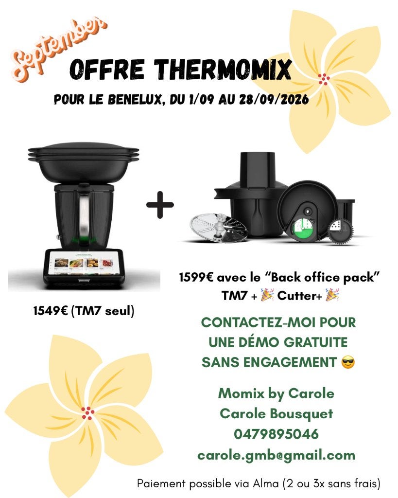 Thermomix - offres du mois, Enlèvement, Neuf, 8 personnes et plus