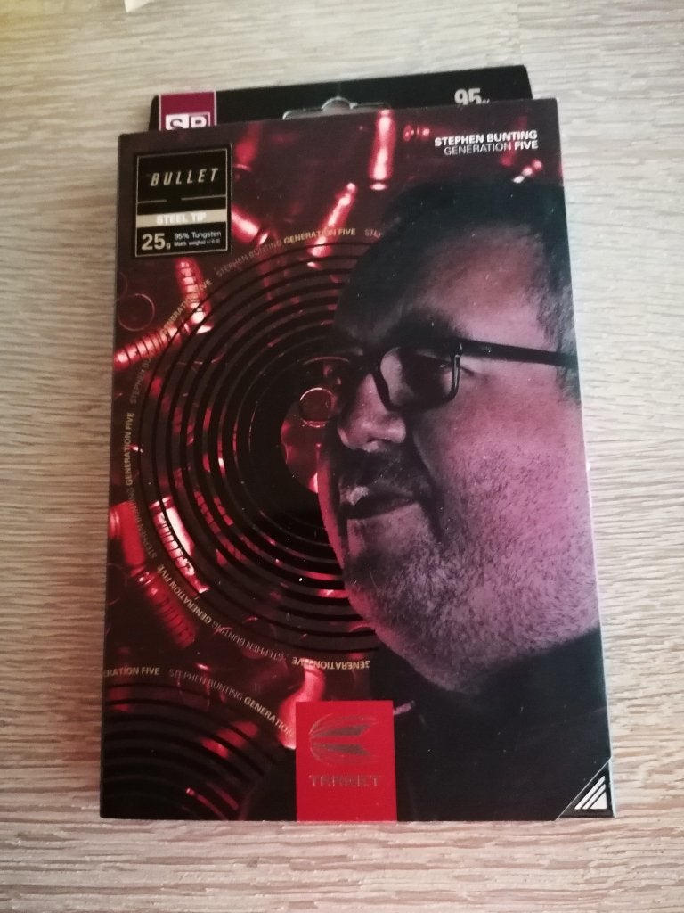 Target Stephen Bunting Gen 5 Swiss Point 95%., Sport en Fitness, Darts, Ophalen of Verzenden, Nieuw, Pijlen