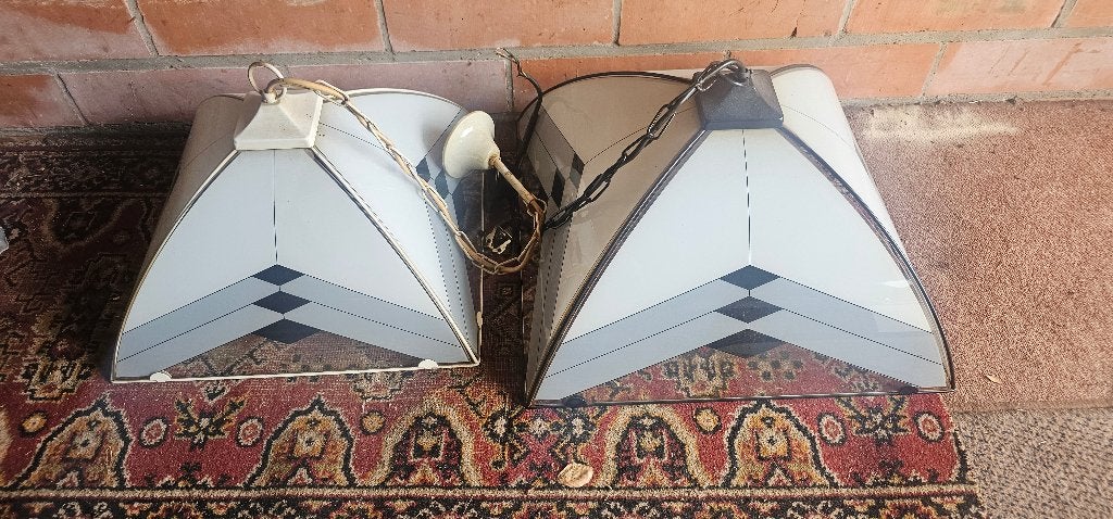 Vintage lusters / armaturen verlichting, Antiek en Kunst, Ophalen