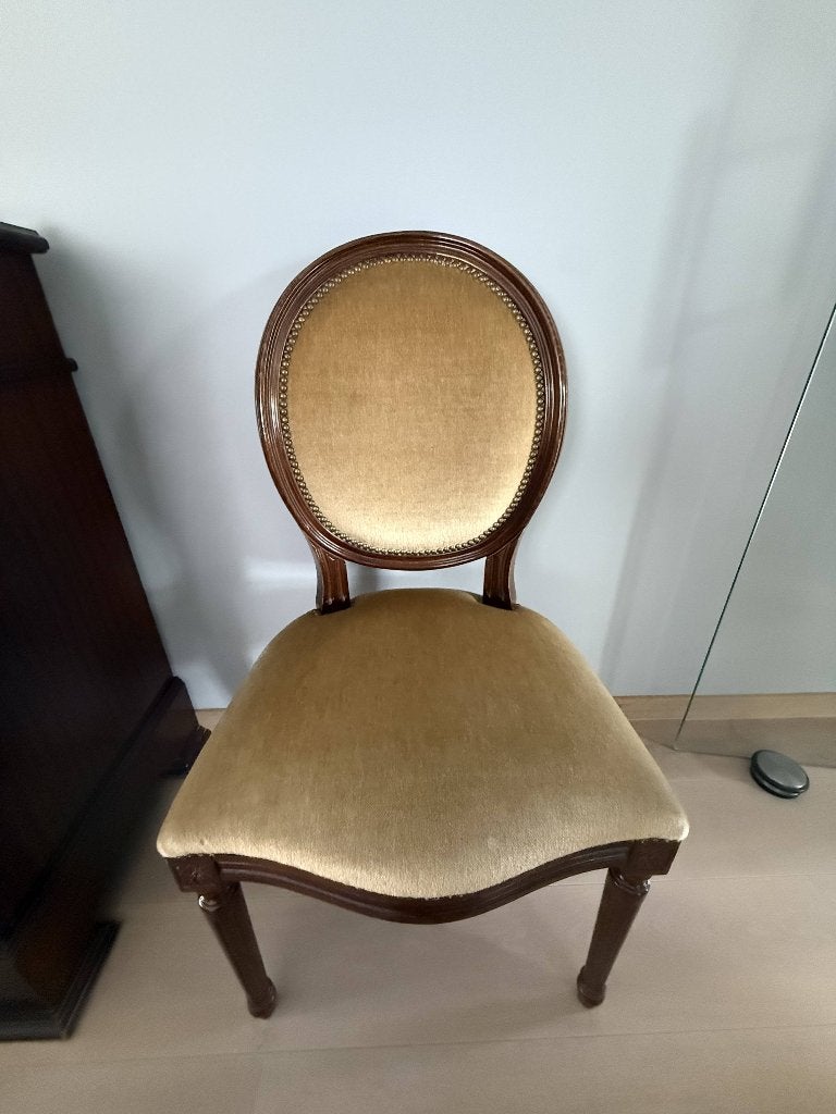 Stoelen, Ophalen, Hout, Gebruikt, Blauw