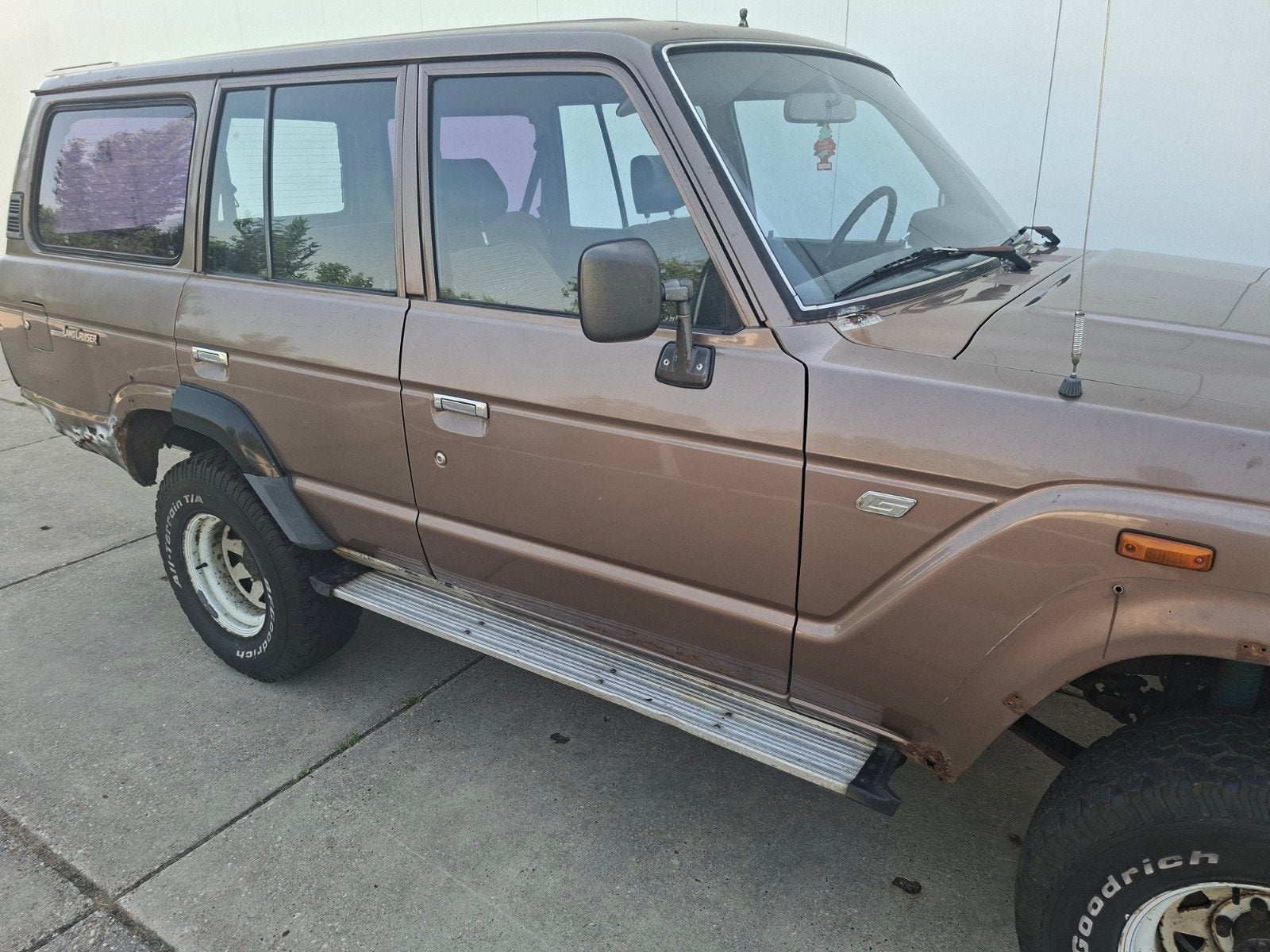 Toyota Landcruiser HJ60 / HJ61 Turbo oldtimer, Stof, Bruin, 4x4, Bruin