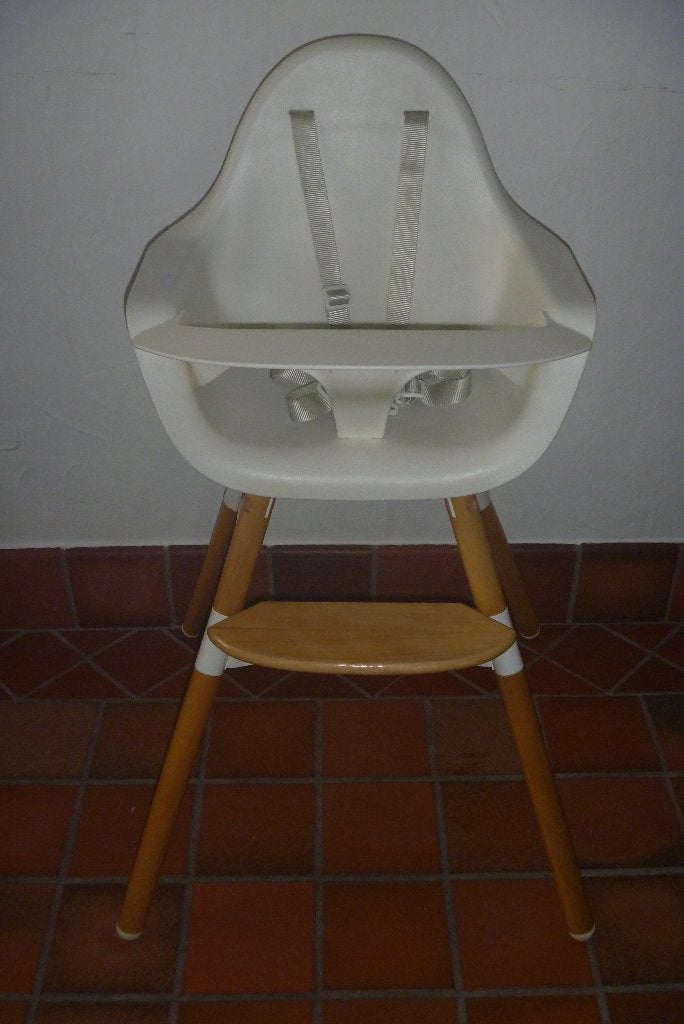 Chaise bébé  évolu 2 Child wood, Kinderen en Baby's, Ophalen, Gebruikt, Meegroeistoel, Gordel(s)