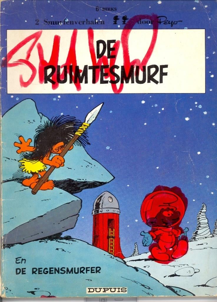 Verzameling strips De Smurfen., Meerdere stripboeken, Ophalen of Verzenden, Gelezen, Peyo