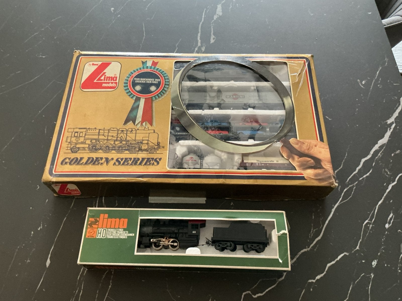 Kit de train Lima NMBS + locomotive supplémentaire, Enlèvement ou Envoi, Comme neuf, Locomotive, Lima