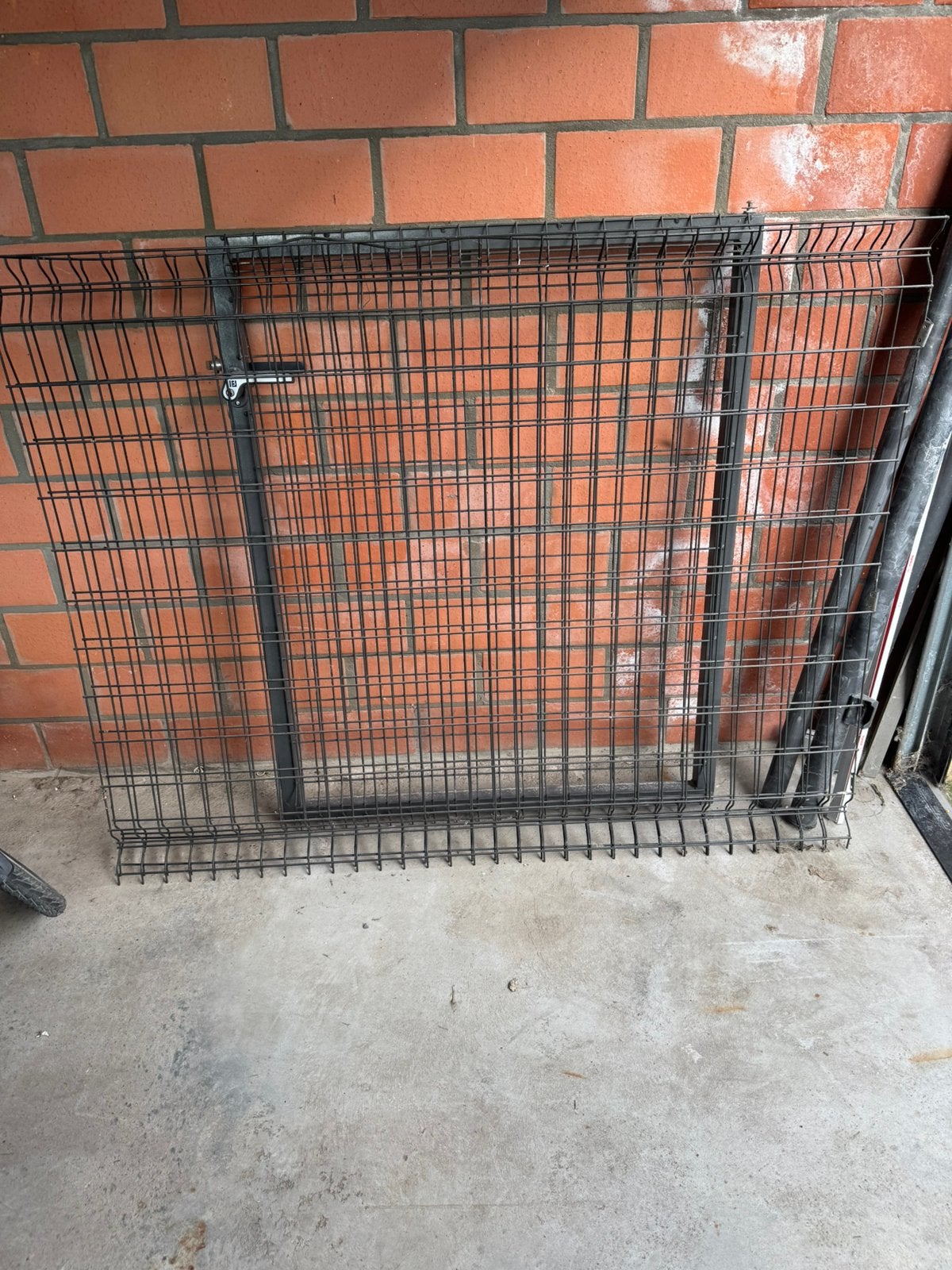 Tuinafsluiting met poort, Tuin en Terras, Ophalen, Zo goed als nieuw, Met poort