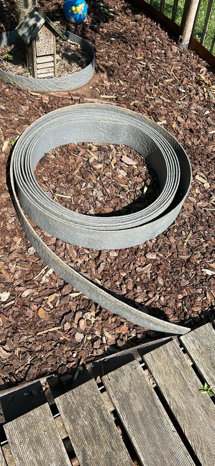 Ecolat grenzen, Tuin en Terras, Bielzen en Borduren, Ophalen, Kunststof, Gebruikt, 200 cm of meer