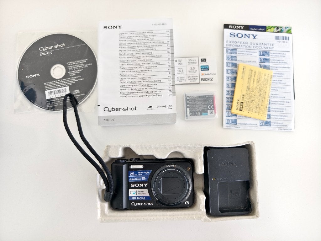 Sony Cyber-shot DSC-H70 | Compleet in doos + Case, TV, Hi-fi & Vidéo, Appareils photo numériques, Enlèvement ou Envoi, Utilisé