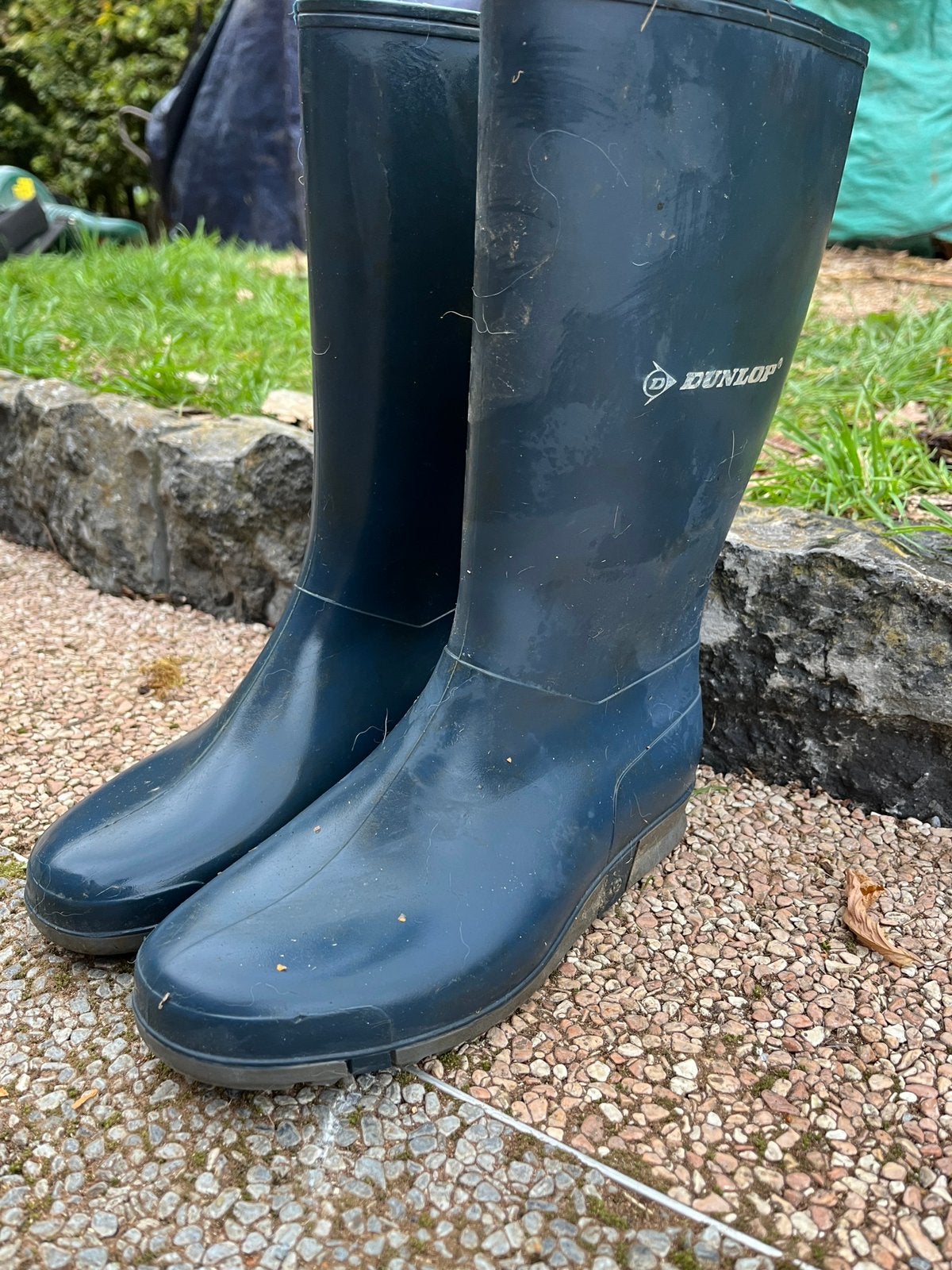 Bottes en caoutchouc Dunlop T36, Jardin & Terrasse, Enlèvement, Comme neuf, Bottes