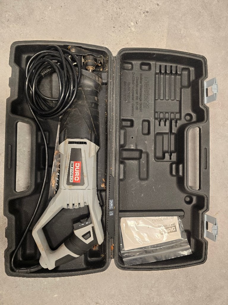 Reciprozaag, Ophalen, Gebruikt, 600 tot 1200 watt, Duro