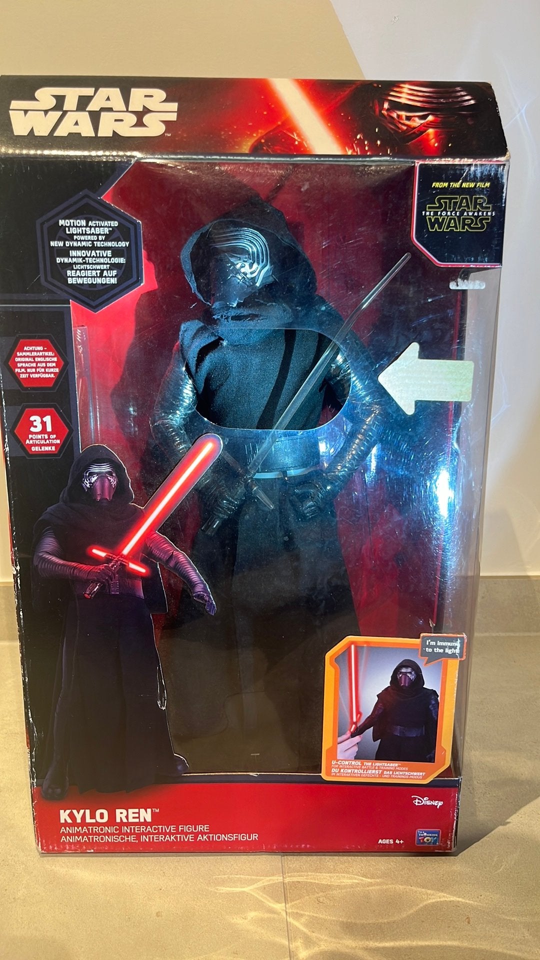 Star Wars Kylo Ren Animatronic Interactive Figure – 2015, Enlèvement ou Envoi, Comme neuf