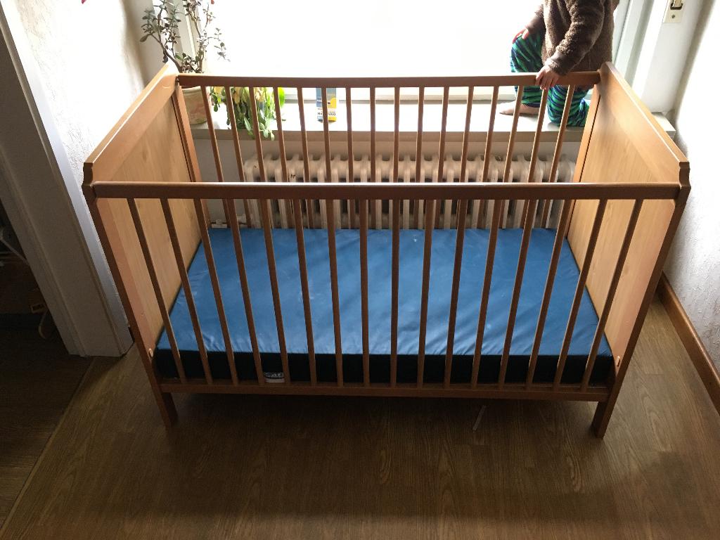 IKEA Baby/ kinderbedje, Ophalen, Gebruikt, Minder dan 140 cm, Matras