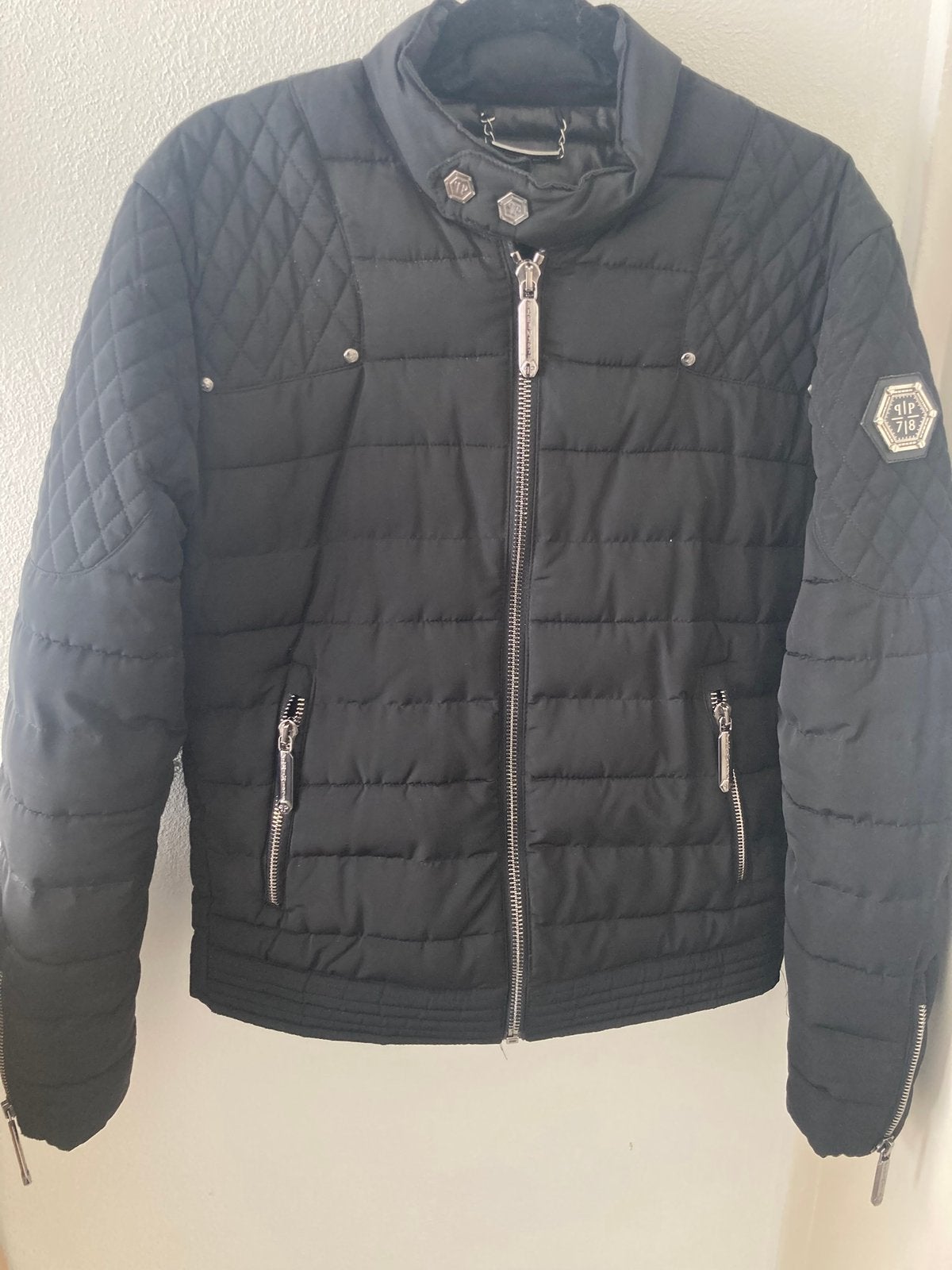 Philipp plein biker jas nieuwstaat donsjas, Ophalen of Verzenden, Zo goed als nieuw, Maat 48/50 (M)
