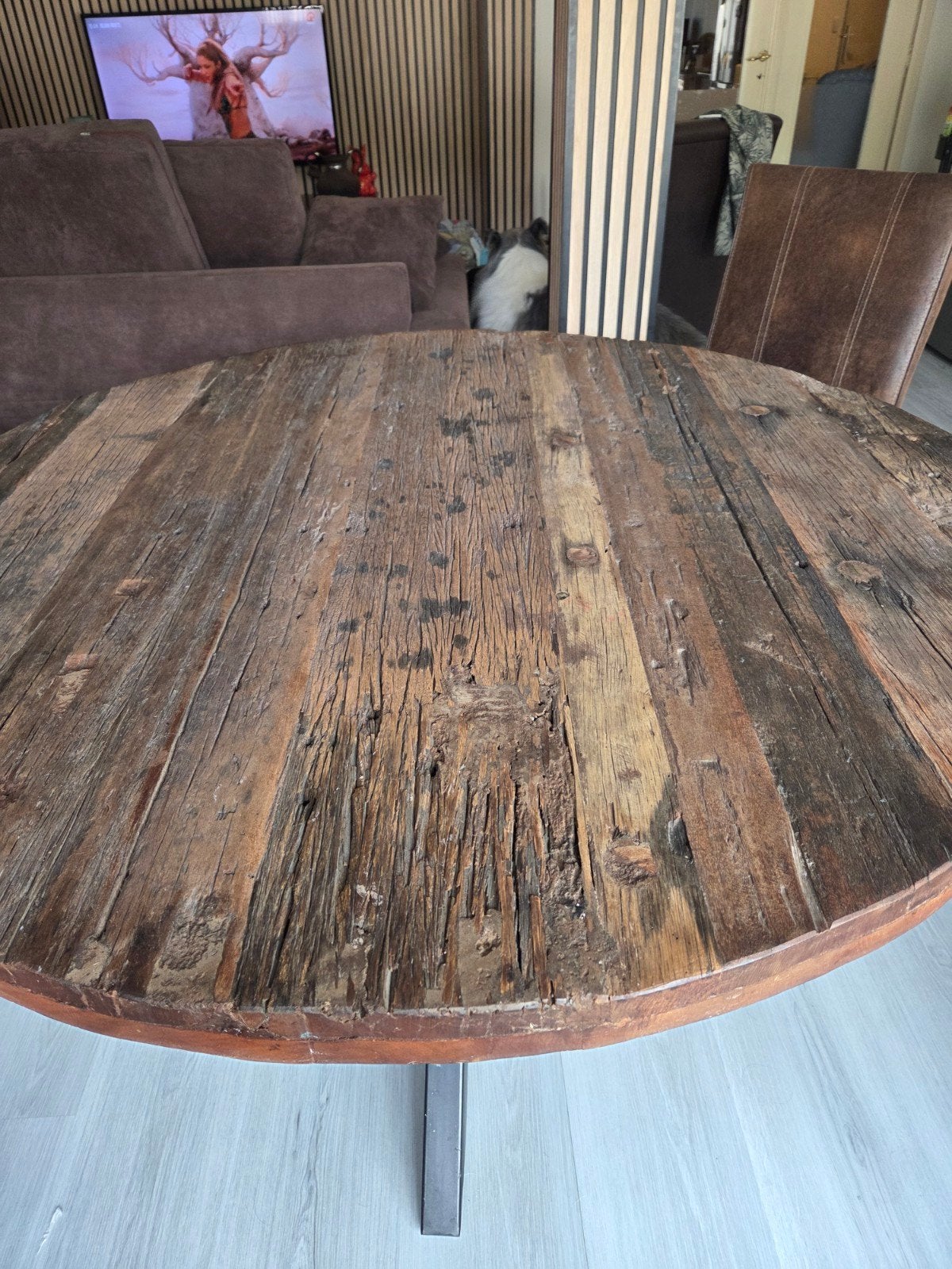 eetkamertafel 140 breed, Huis en Inrichting, Ophalen, 100 tot 150 cm, Vijf personen of meer, Eikenhout