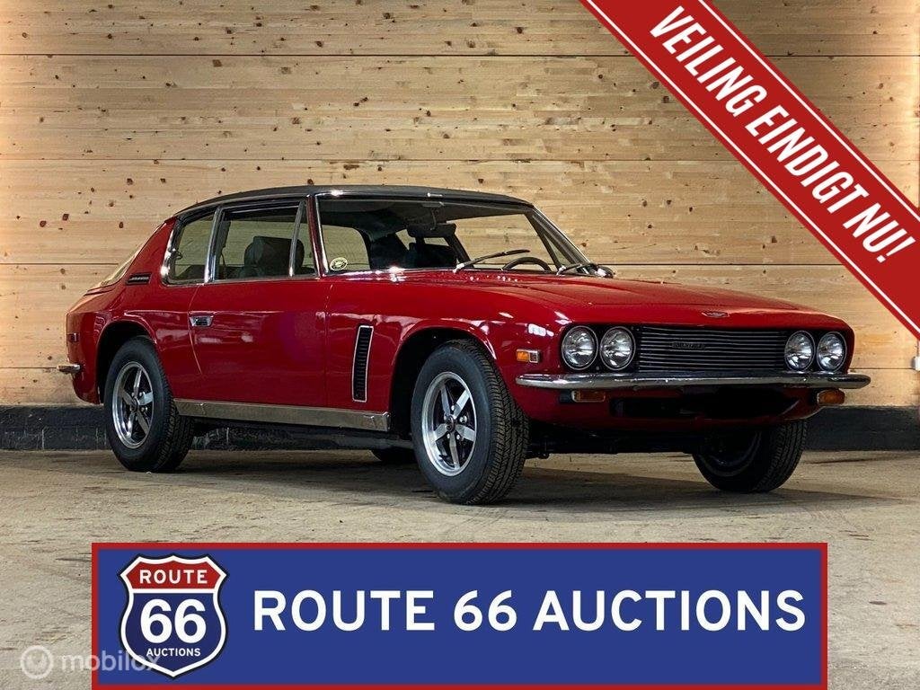 Jensen Interceptor | 1972 | Route 66 Auctions, Overige merken, Zwart, Bedrijf, Handgeschakeld