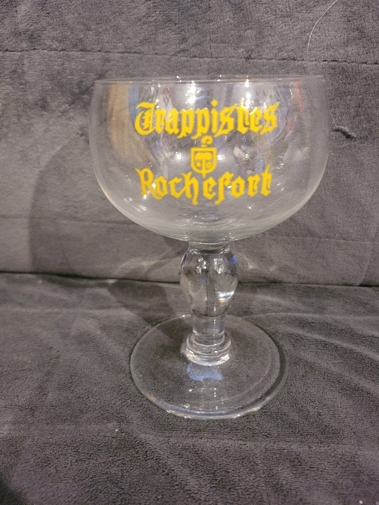 Oud Trappist Rochefort bierglas, Verzamelen, Ophalen of Verzenden, Zo goed als nieuw, Glas of Glazen, Overige merken