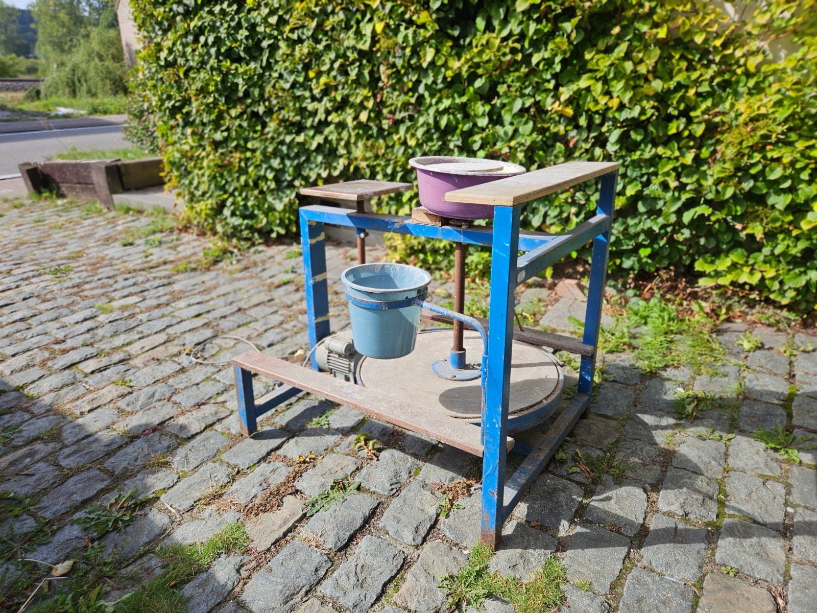 Draaischijf (pottenbakken), Ophalen