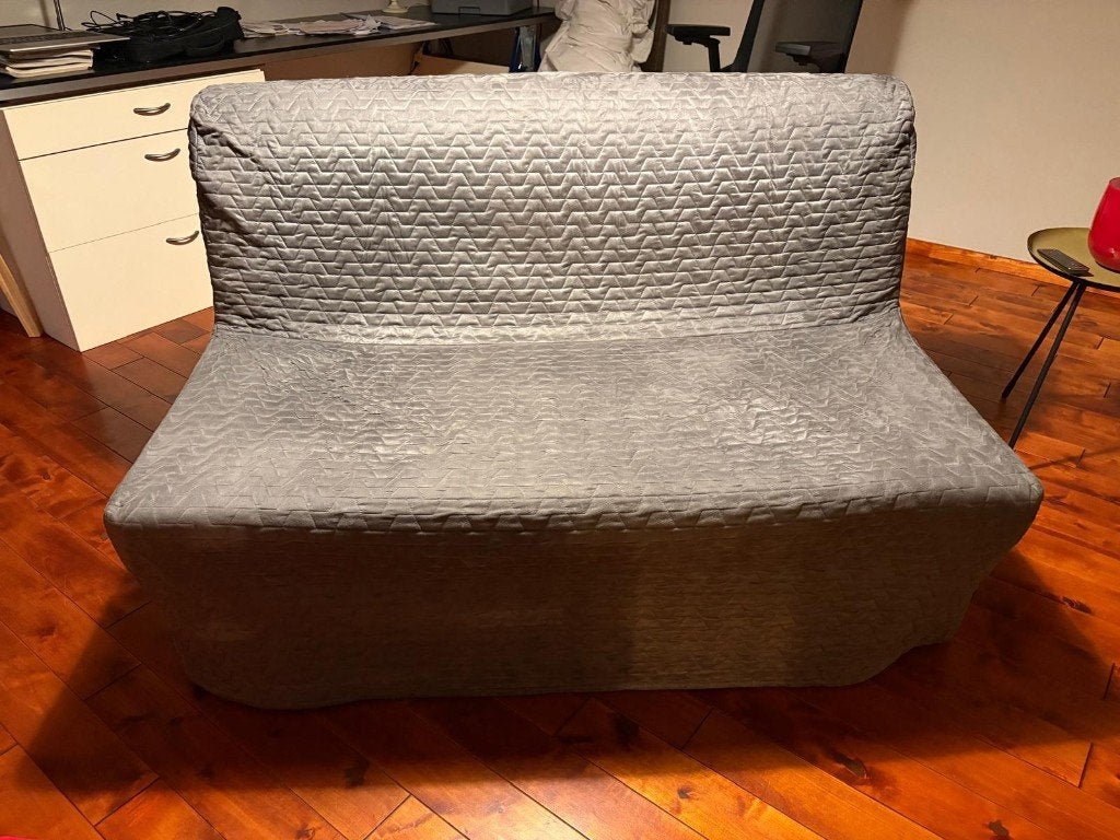 Zetel(bed), Huis en Inrichting, Zetels | Zetels, Ophalen, 100 tot 125 cm, Tweepersoons, Zo goed als nieuw