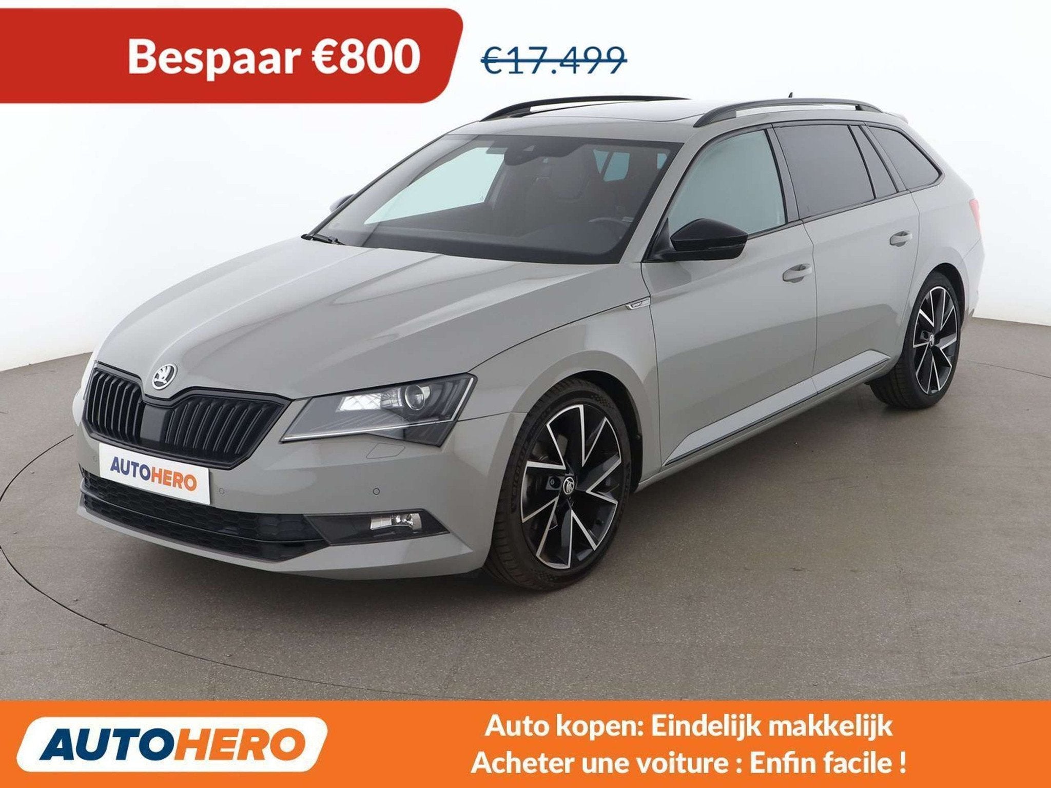 Skoda Superb 1.4 TSI ACT SportLine (automatique), Autos, 1395 cm³, Argent ou Gris, Achat, 110 kW