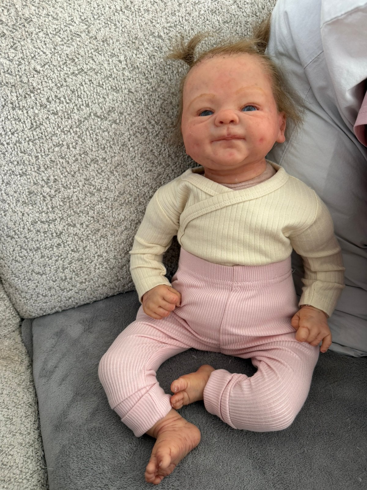 Mooi reborn meisje, Verzamelen, Ophalen, Zo goed als nieuw, Kleertjes
