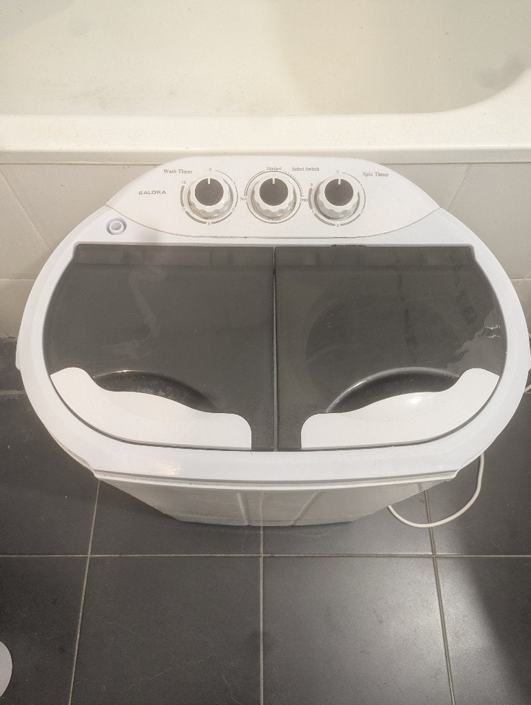 Machine à laver Salora MINIWASHING3TWIN d'occasion, Moins de 4 kg, Enlèvement, Utilisé, Élévateur