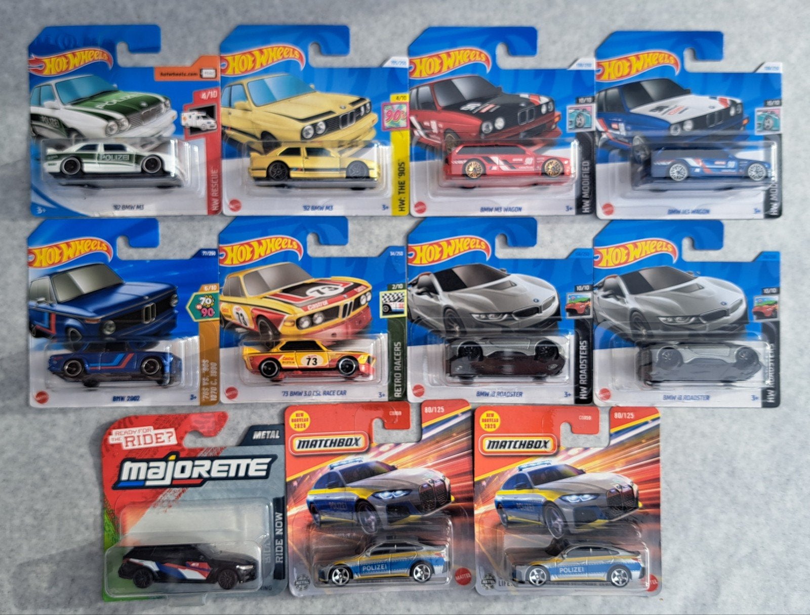 lot bmw hotwheels matchbox majorette, Enlèvement ou Envoi, Comme neuf, Voiture
