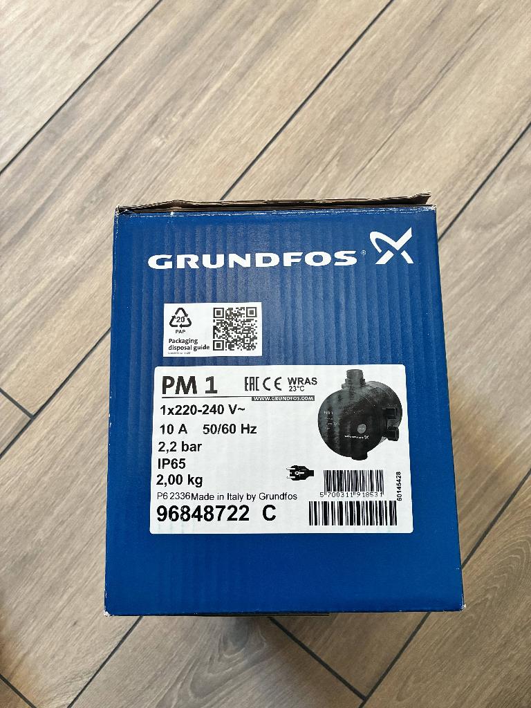 GRUNDFOS PM1 drukregelaar, Ophalen, Nieuw