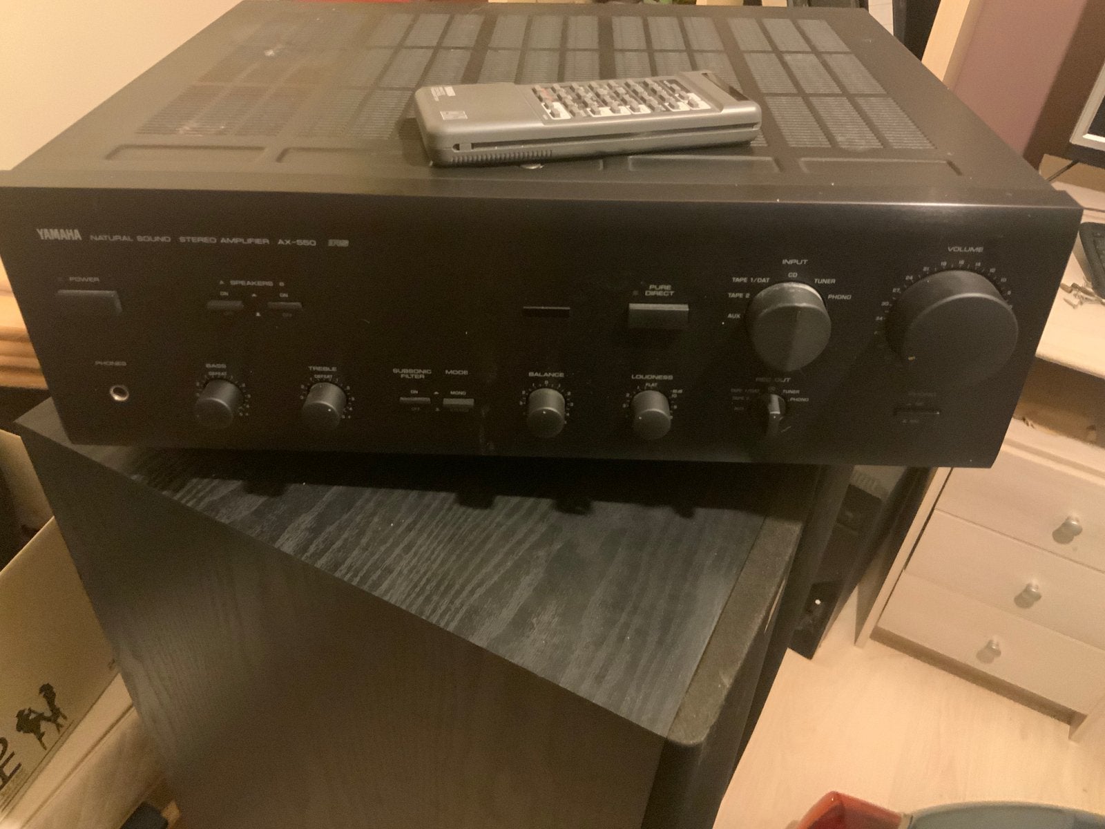 Amplis yamaha ax550, Ophalen, Gebruikt