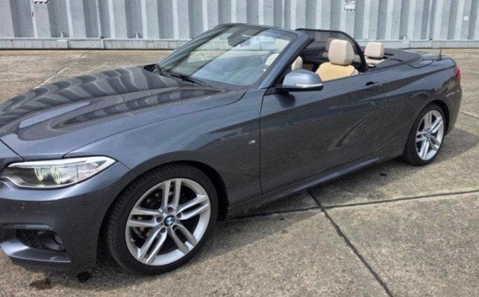 BMW 218d cabriolet, pack M à vendre, Autos, BMW, Cuir, Achat, Intérieur cuir, Beige